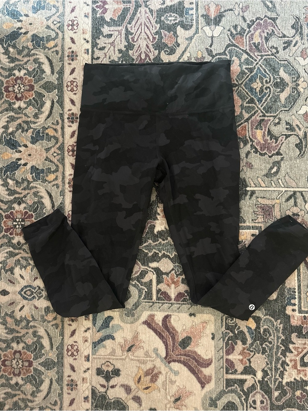 lululemon athletica Black Camo High-Waist Leggings